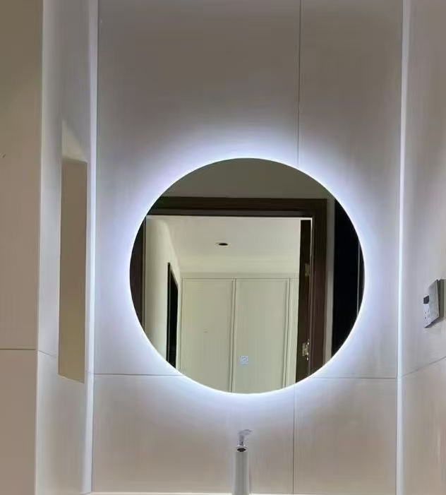 Model A001 LED Anti-Fog Round Bathroom Mirror